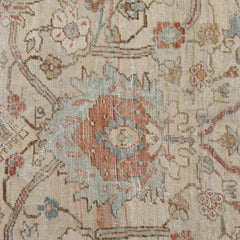Fine Antique Ziegler Sultanabad Rug with Large Scale Scrolling Palmettes