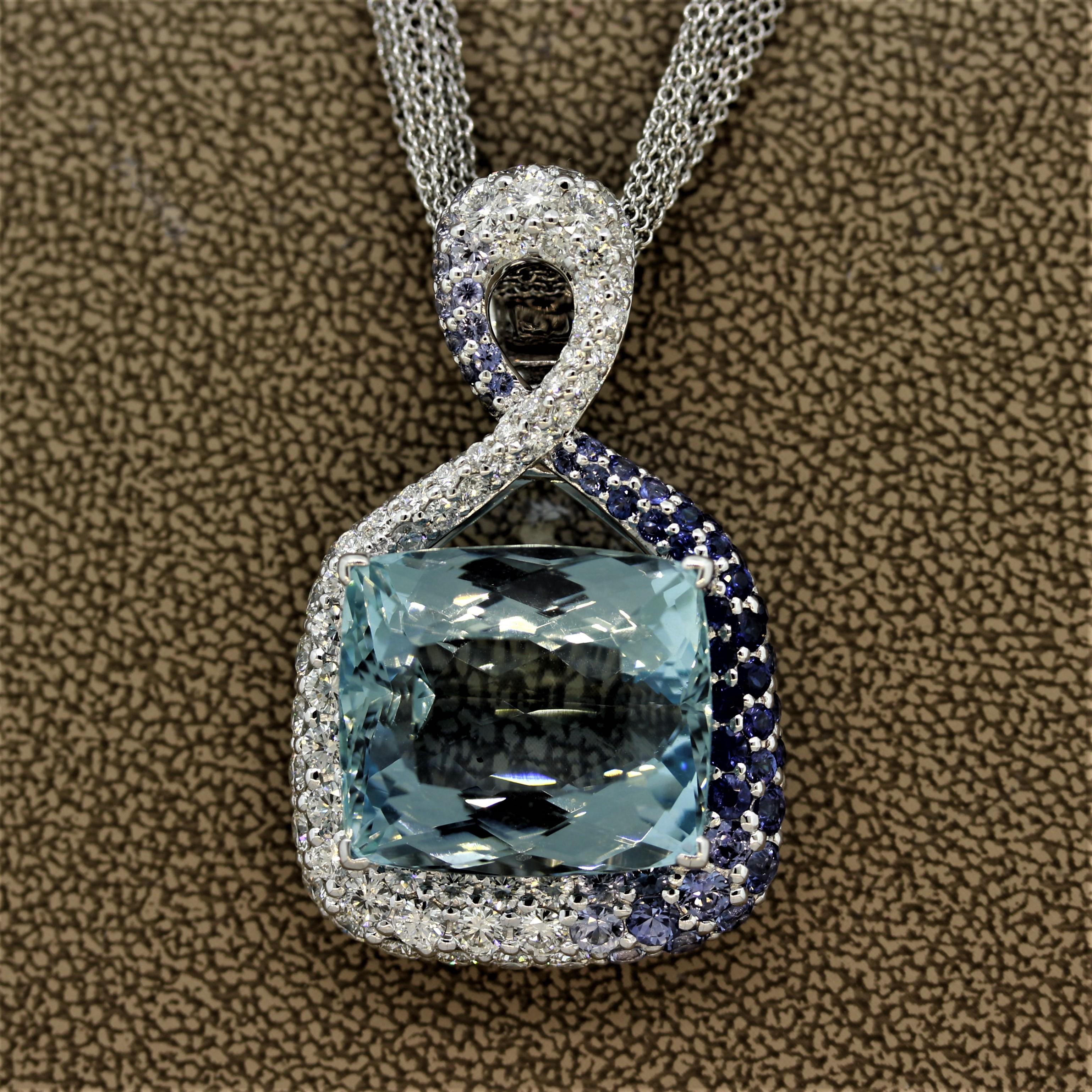 fine aquamarine necklaces