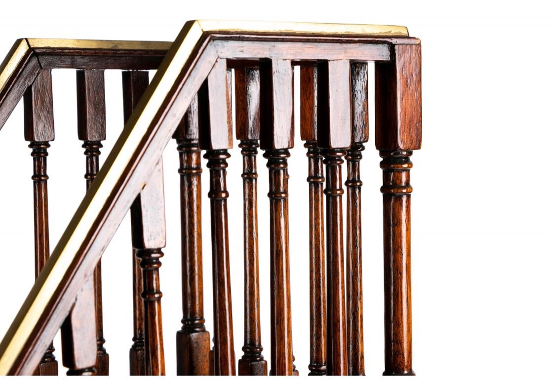 Mahogany Fine Architectural Model of a Staircase