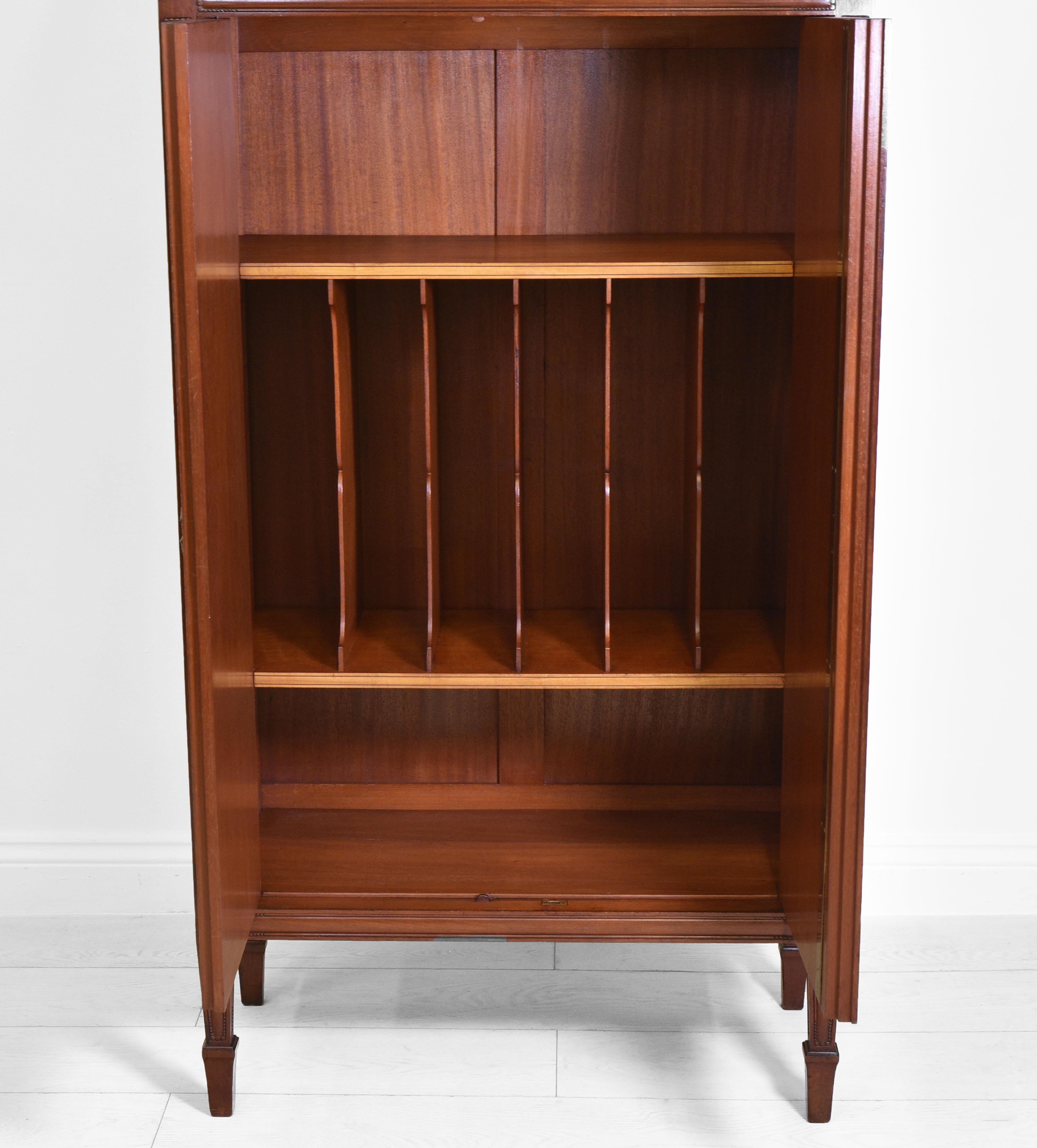 Raffinato gabinetto Amboyna Art Deco di Georges De Bardyère, circa 1925 in vendita 5
