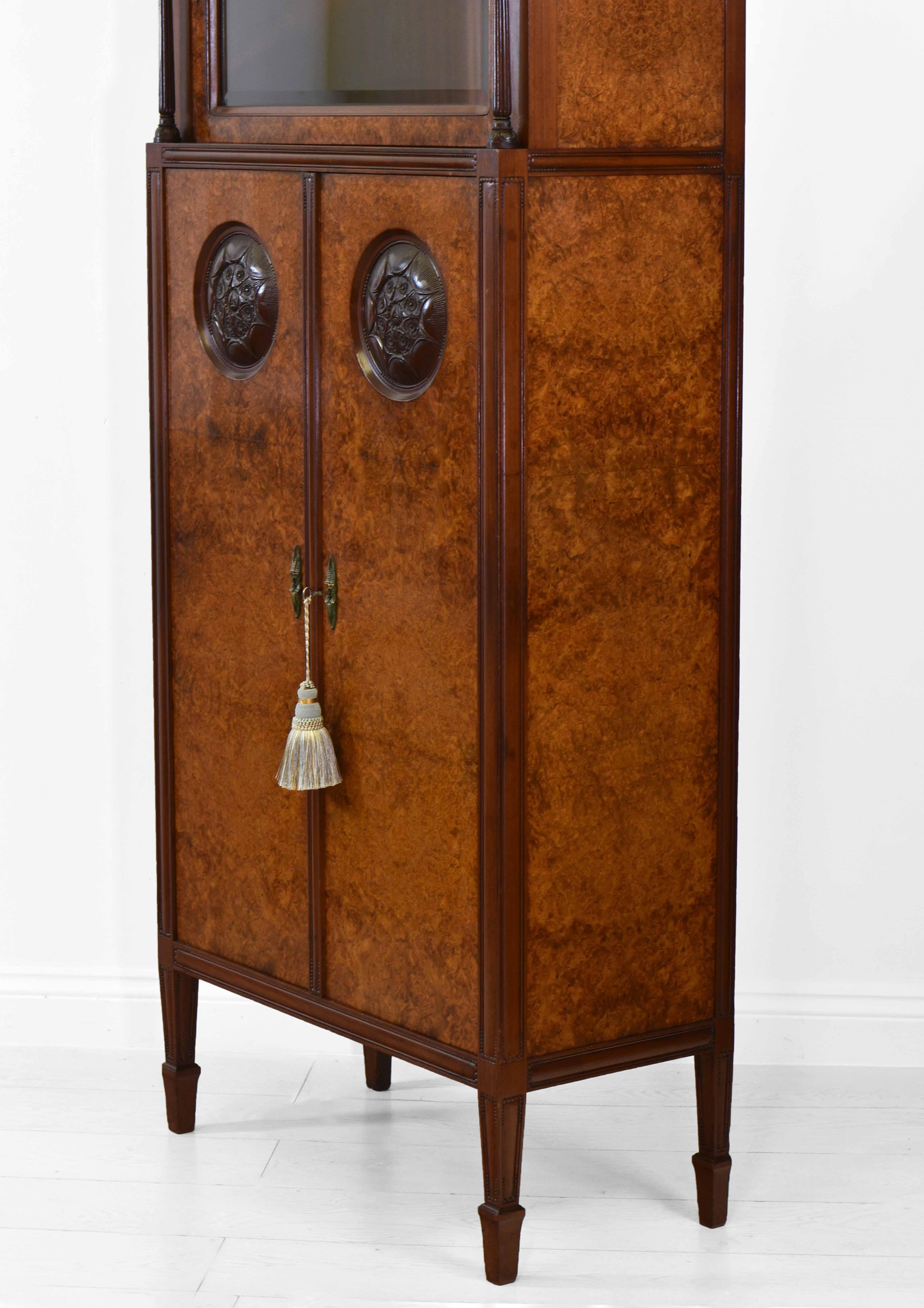 A fine French Art Deco amboyna burl wood cabinet designed by Georges De Bardyère. Signed - Circa 1920.

Free delivery for all areas in mainland England & Wales only. 

*CITES Notice: Due to stringent regulations on the export of materials used, this