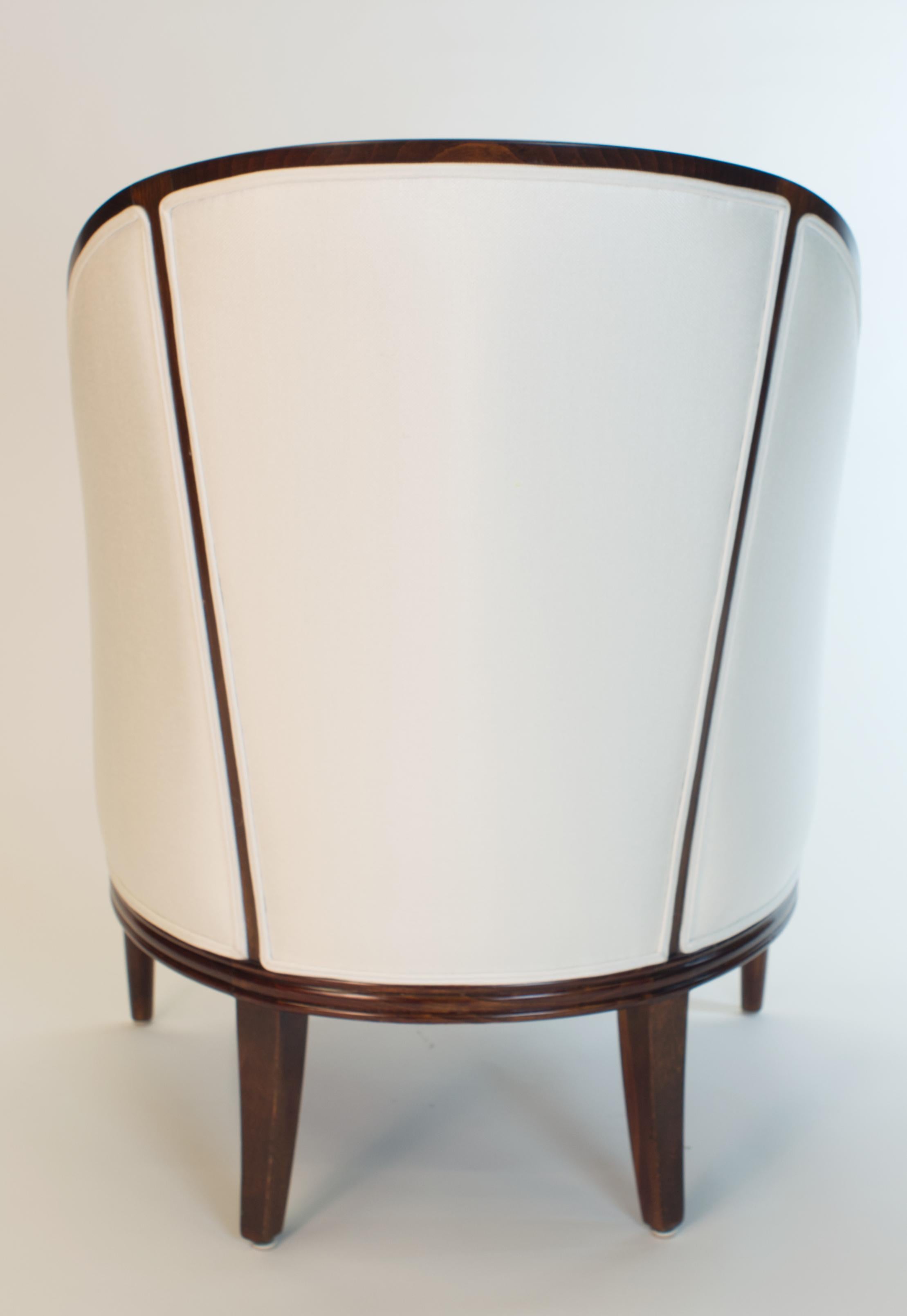 Schöner originaler Art Deco Bergère Sessel von A. Bicchierini (Europäisch) im Angebot