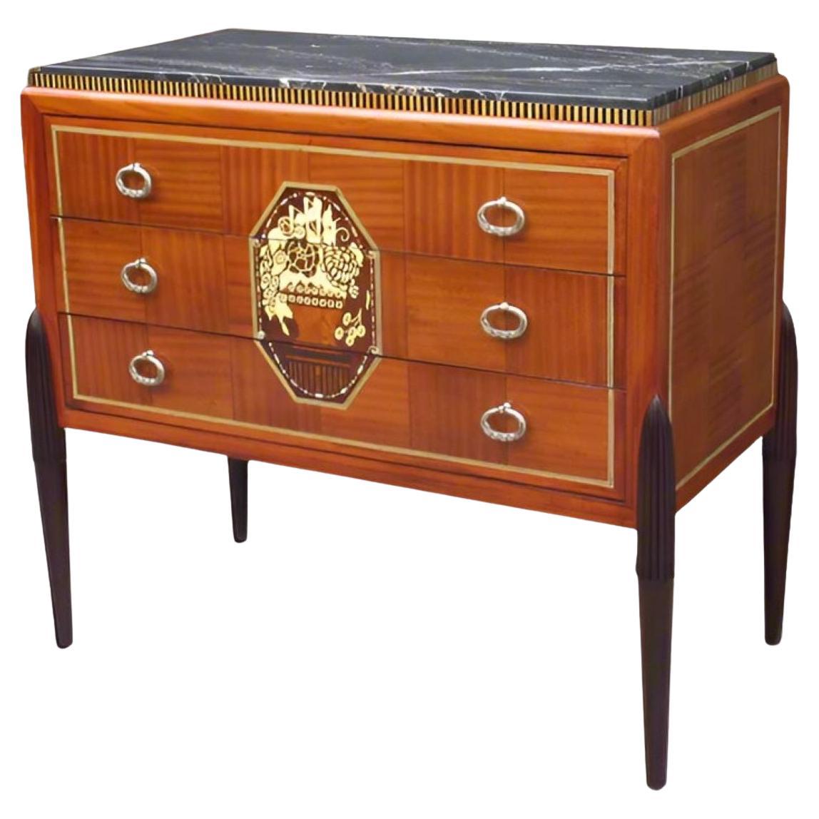 Cassettiera Art Deco di DIM in vendita