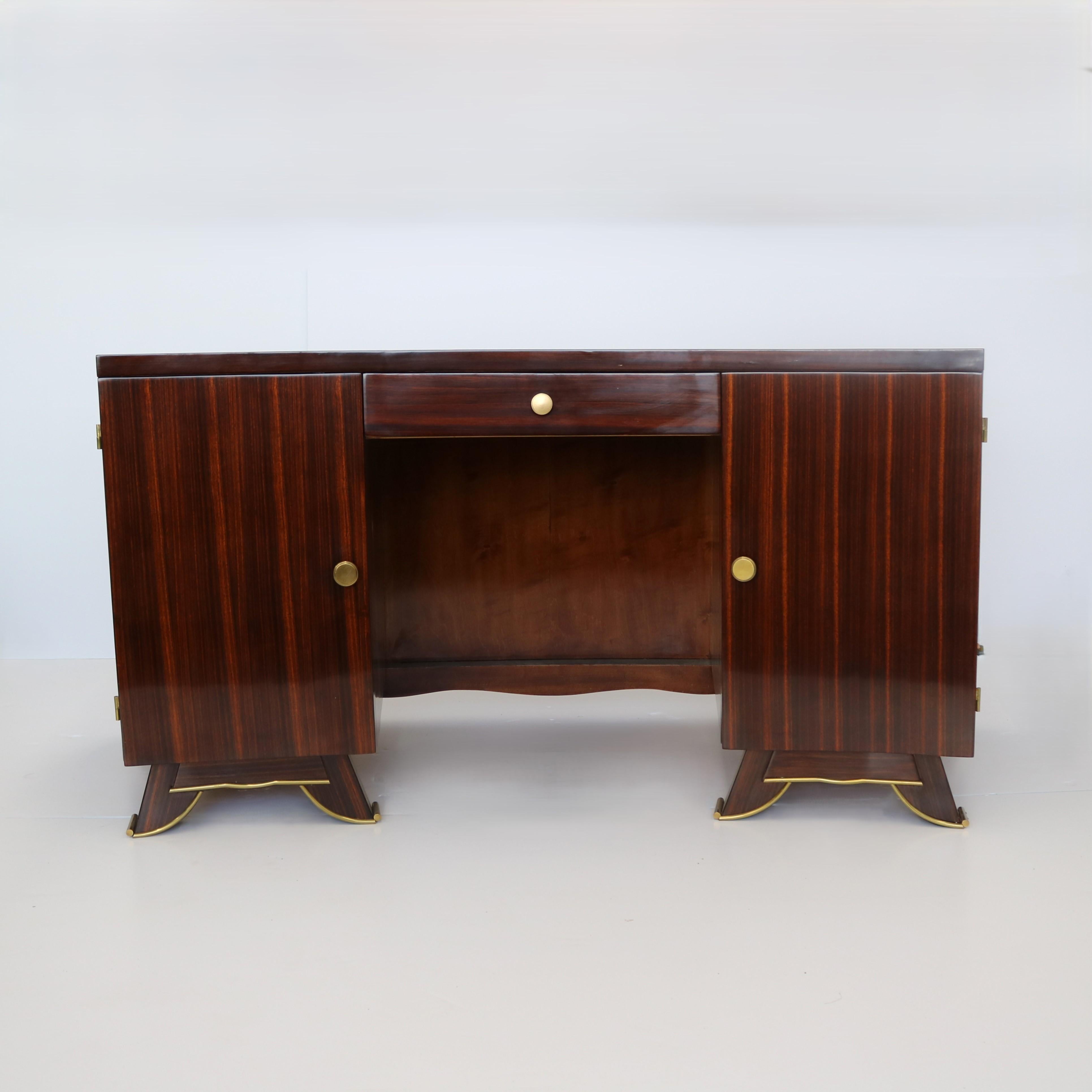 Art déco Bureau Art Déco attribué à Jules Leleu en vente