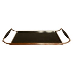 Fine Art Deco Serving Tray in the Style of Jacques Adnet, 20th Century