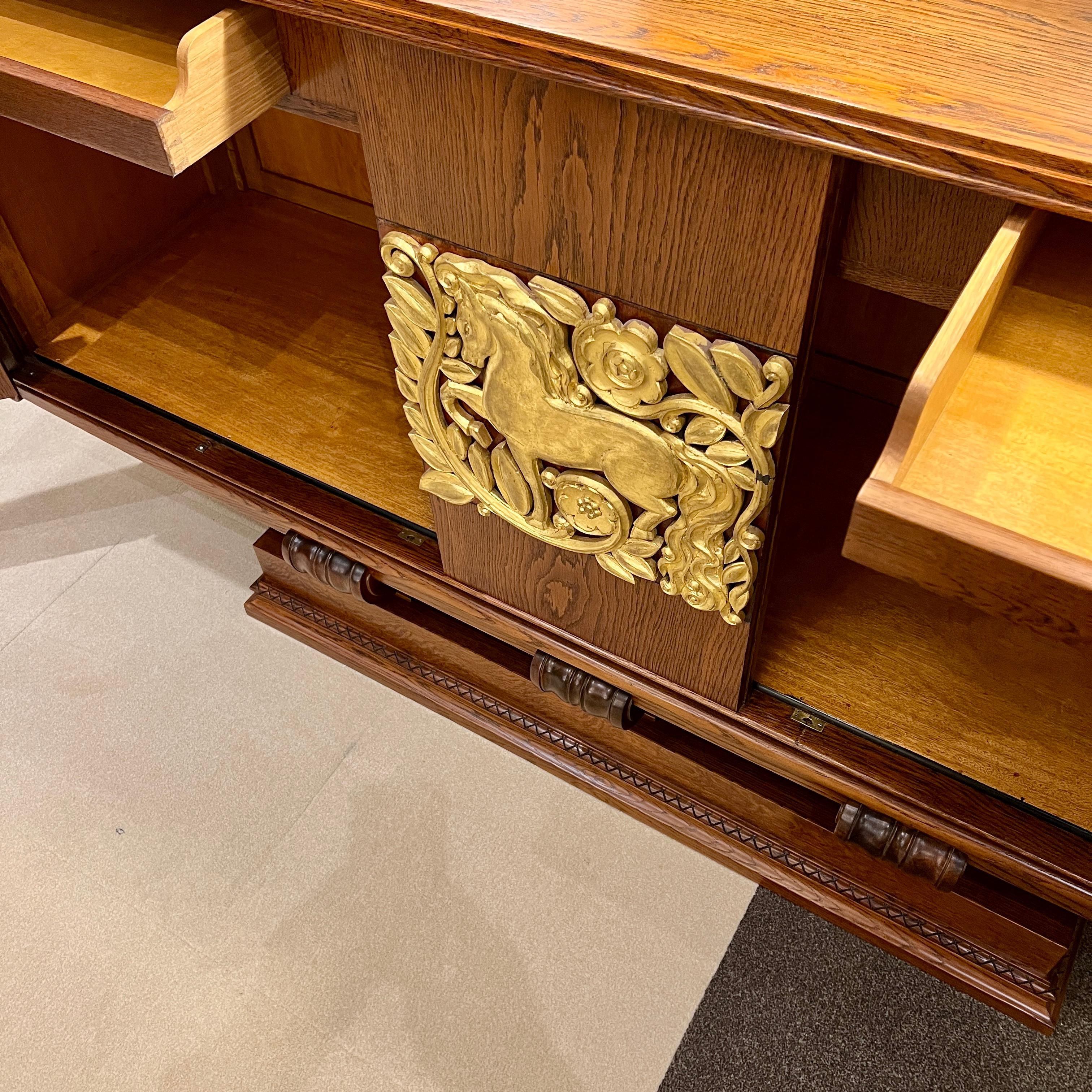 Fine Art Deco Sideboard Designed by Christian Krass For Sale 5