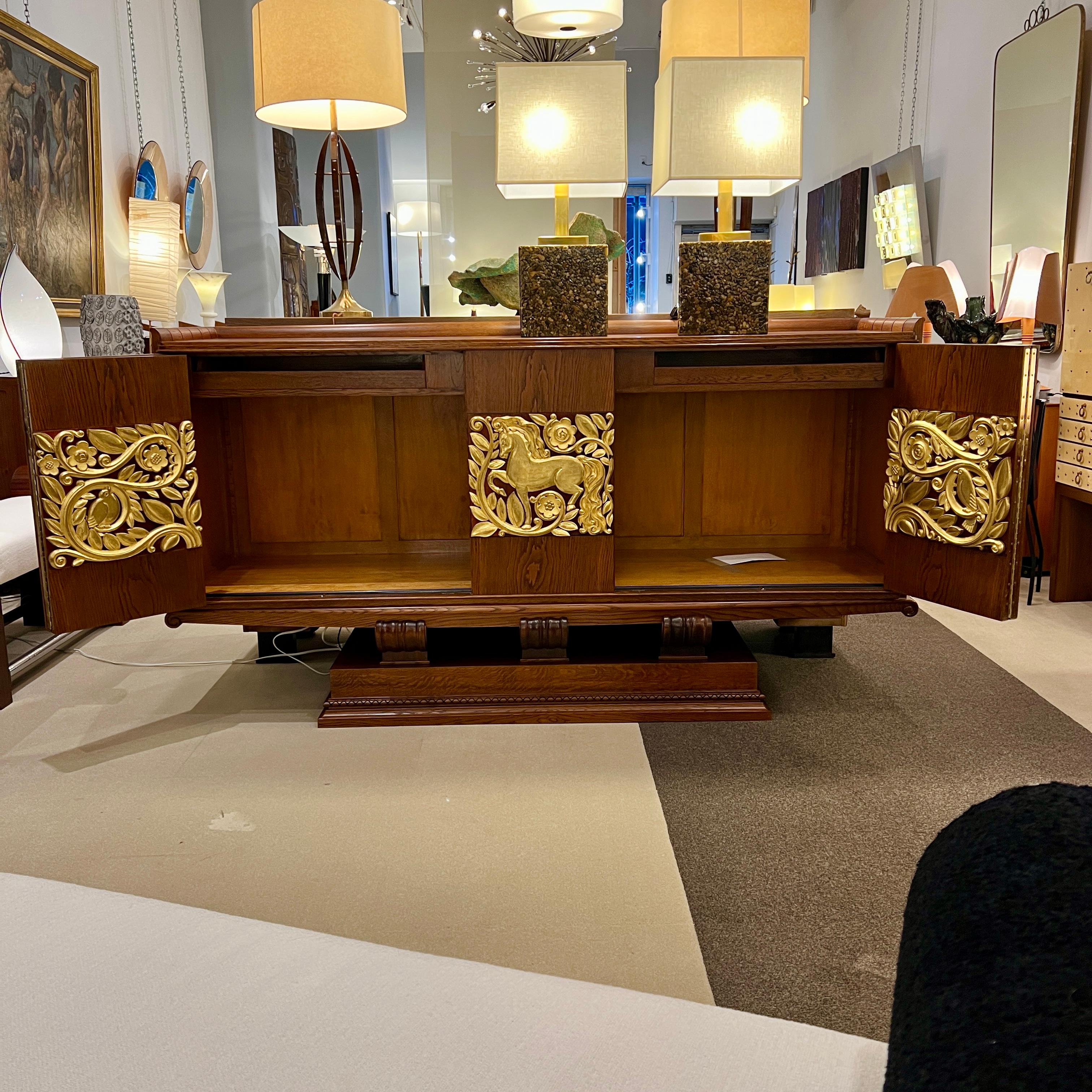 Fine Art Deco Sideboard Designed by Christian Krass For Sale 9