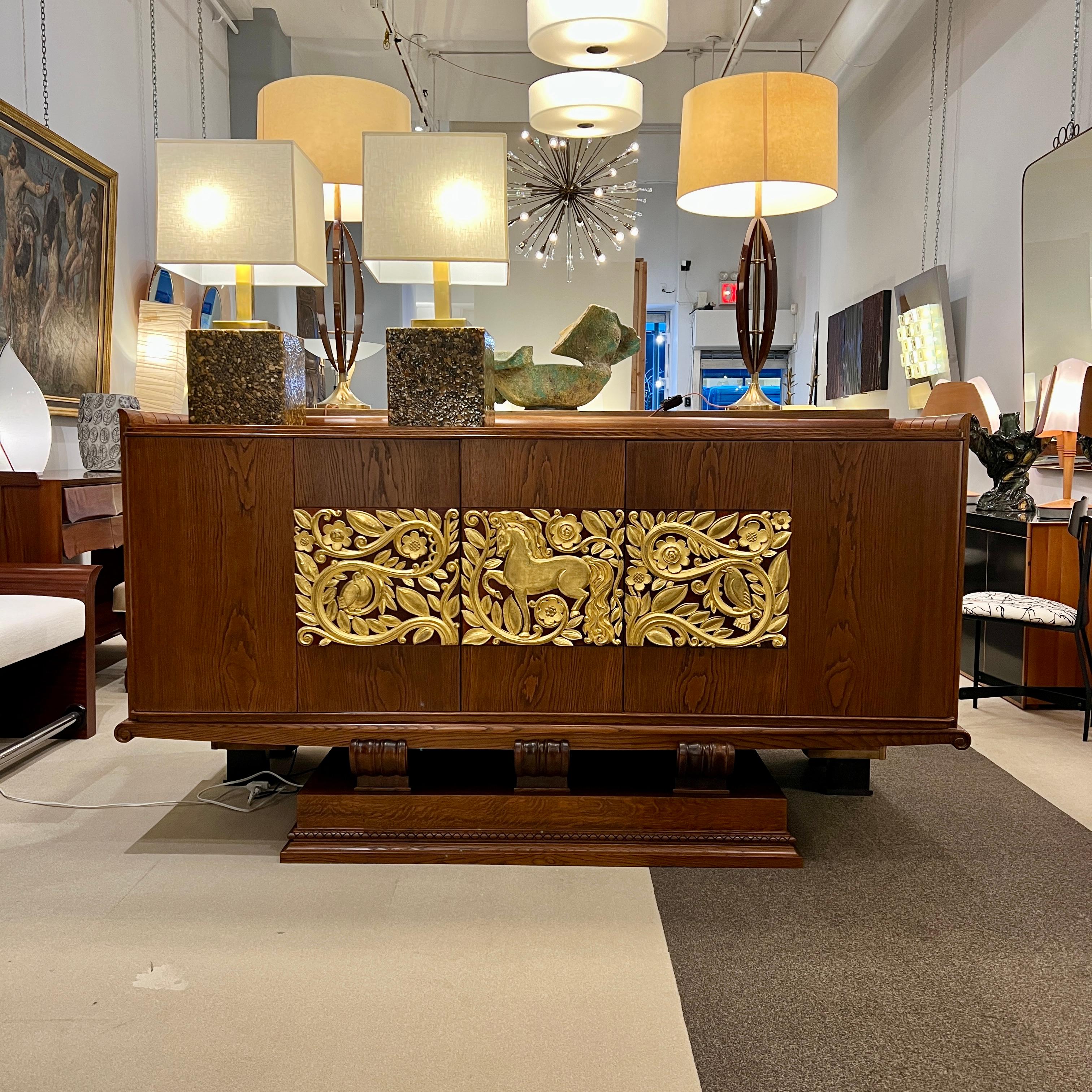 A fine and elegant Art Deco sideboard designed by Christian Krass.