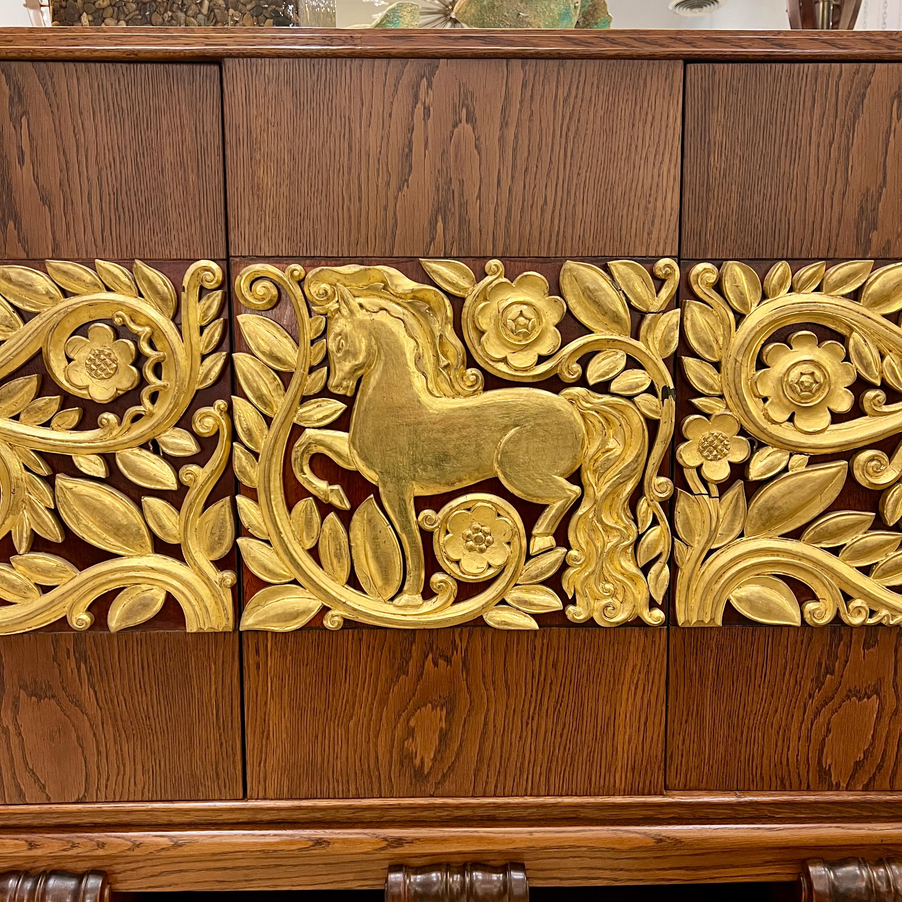 Fine Art Deco Sideboard Designed by Christian Krass In Good Condition For Sale In New York, NY
