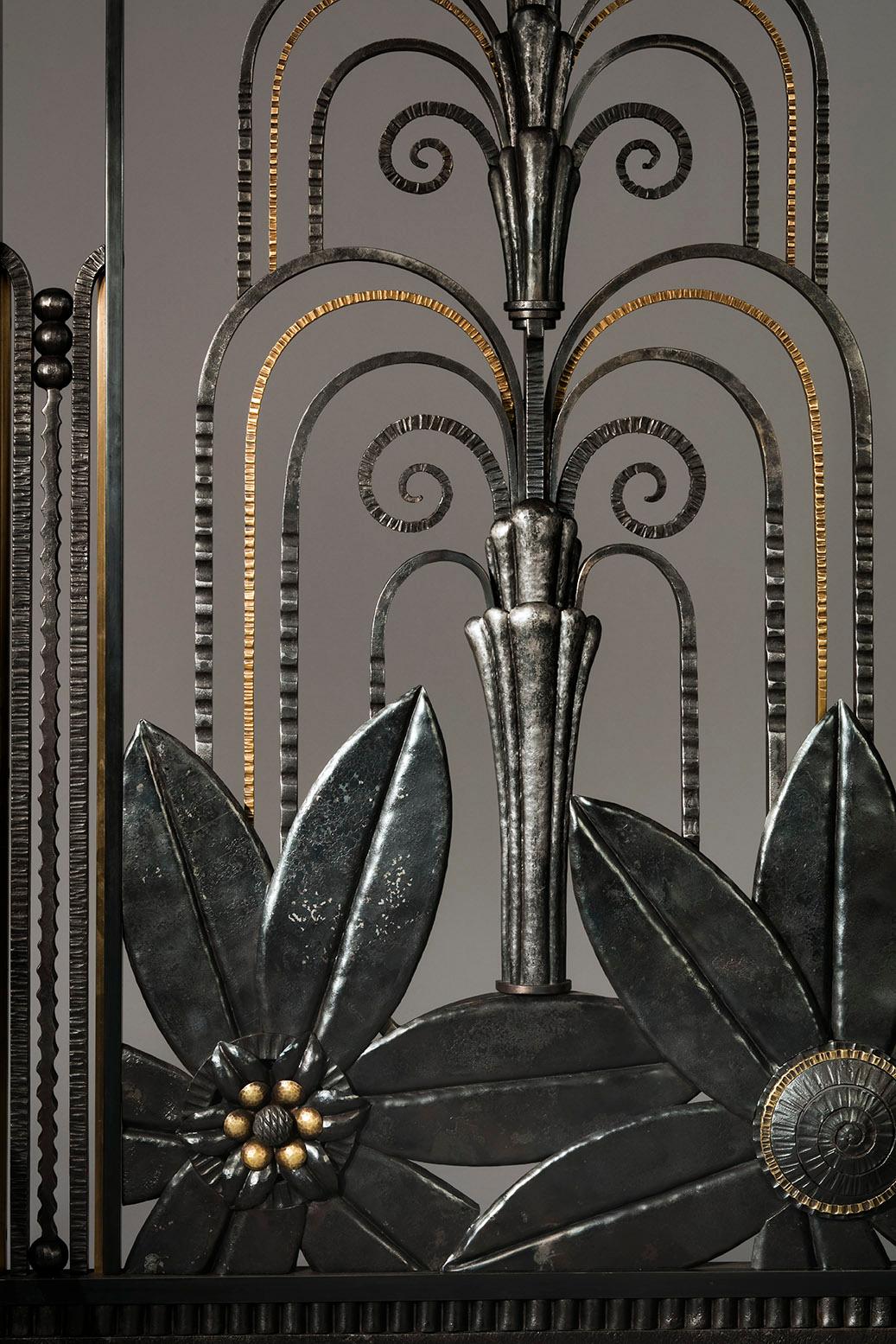 art deco wrought iron