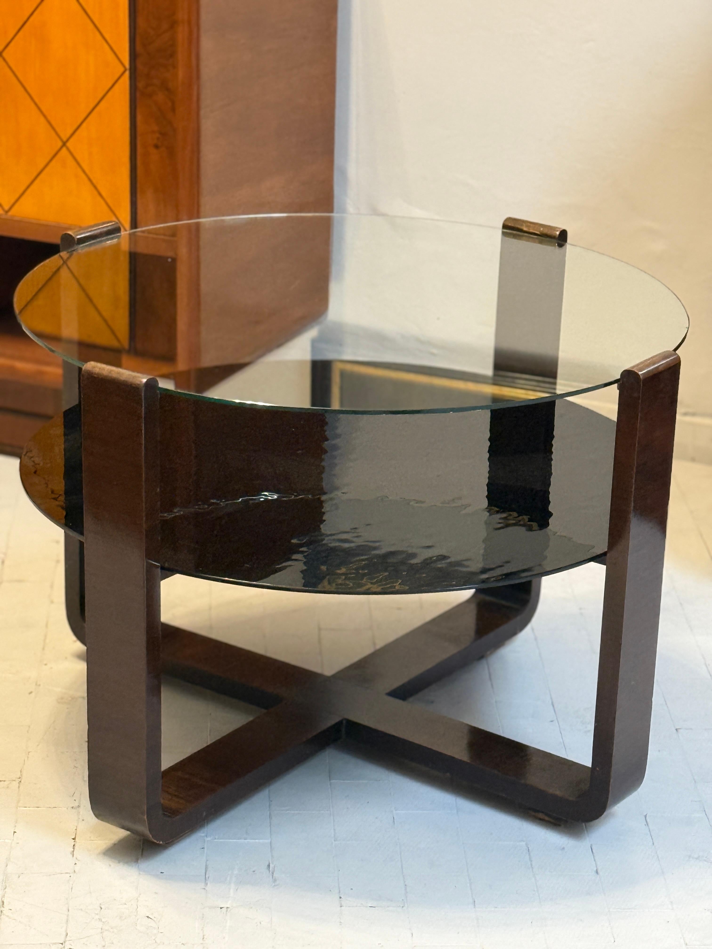 Mesa de nogal Art Decó  1930s en venta 2