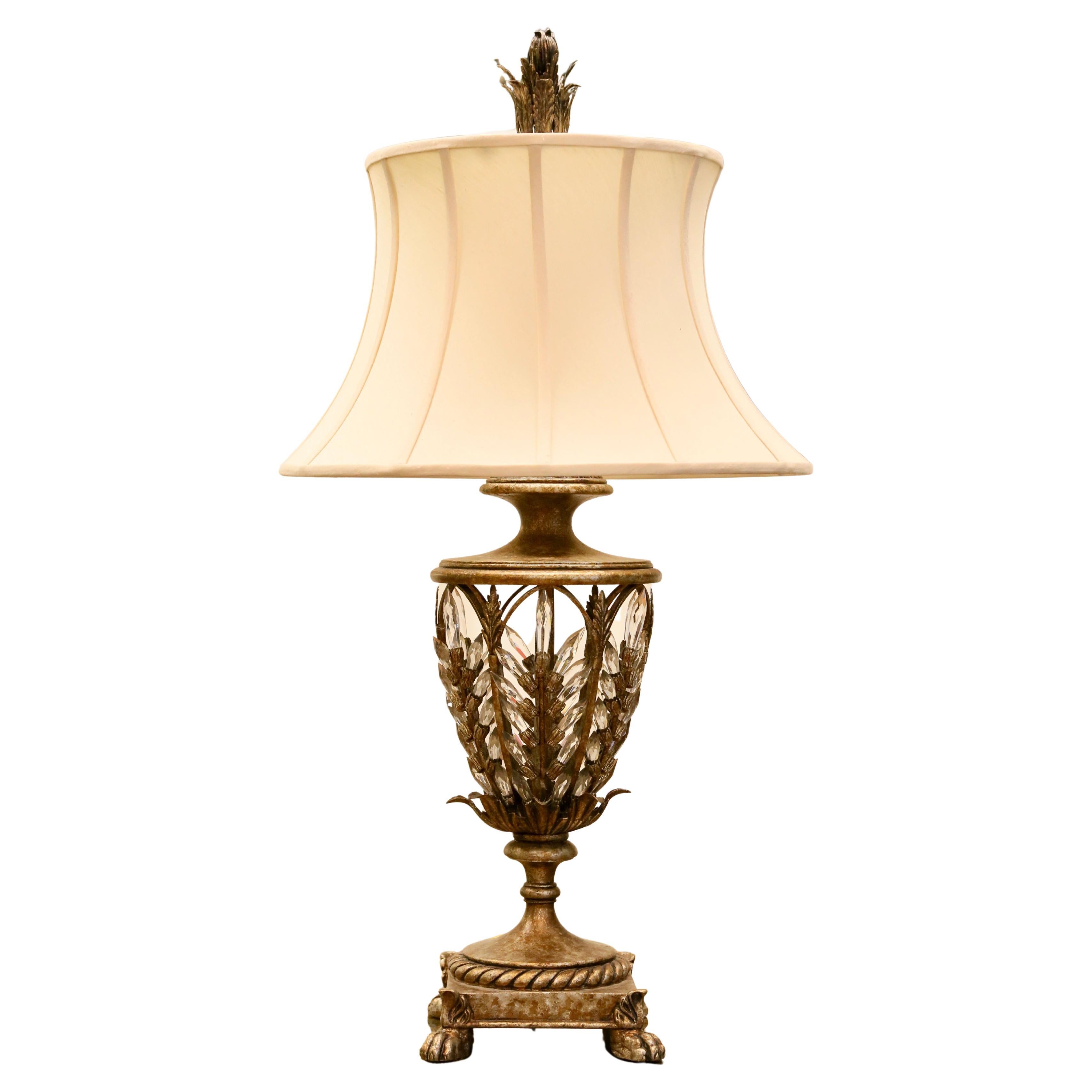 Lampada da tavolo A. Winter Palace in argento anticato di Fine Art Handcrafted Lighting in vendita
