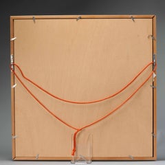 Fine Art Japanese Porcelain Plaque Arita by Fujii Shumei Winter Landscape