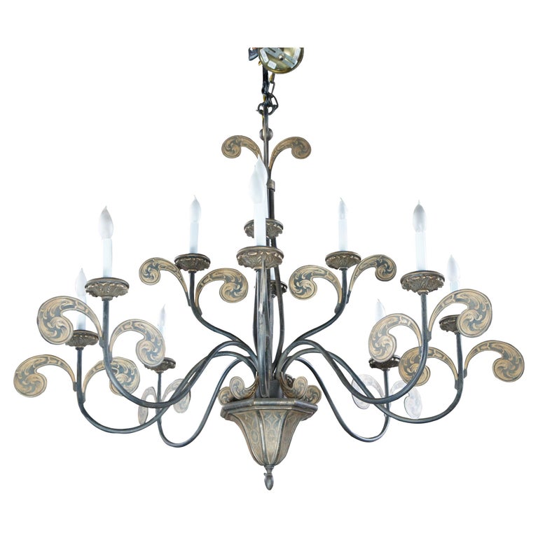 Fine Art Lamps Avignon Chandelier Medieval Empire Two Tier 12 Light