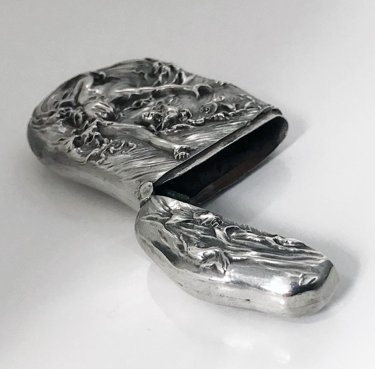 Fine Art Nouveau Sterling Silver Vesta Match Safe William Kerr, circa ...