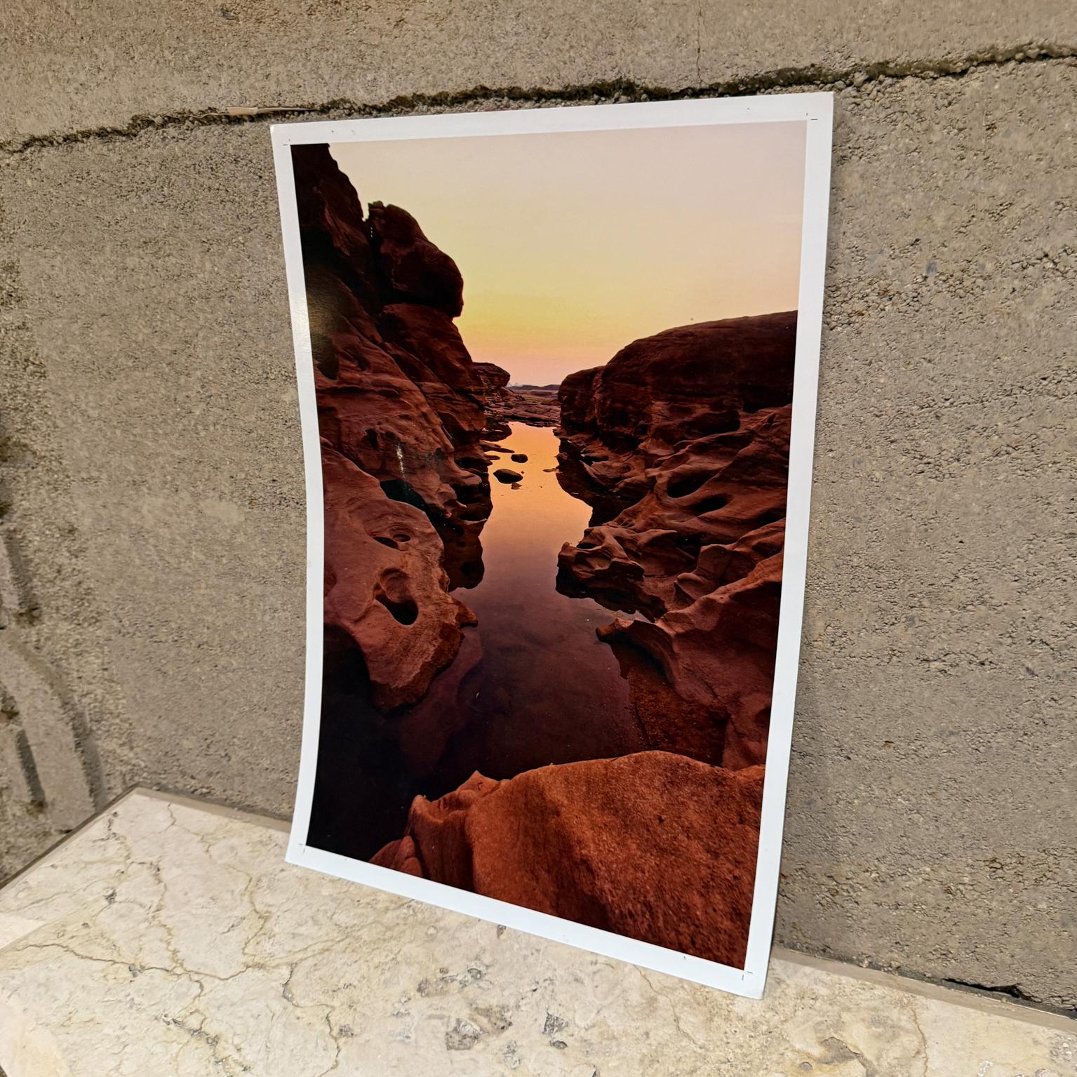 Kunstfotografie Farbfotografie Grand Canyon Sonnenuntergang (amerikanisch) im Angebot