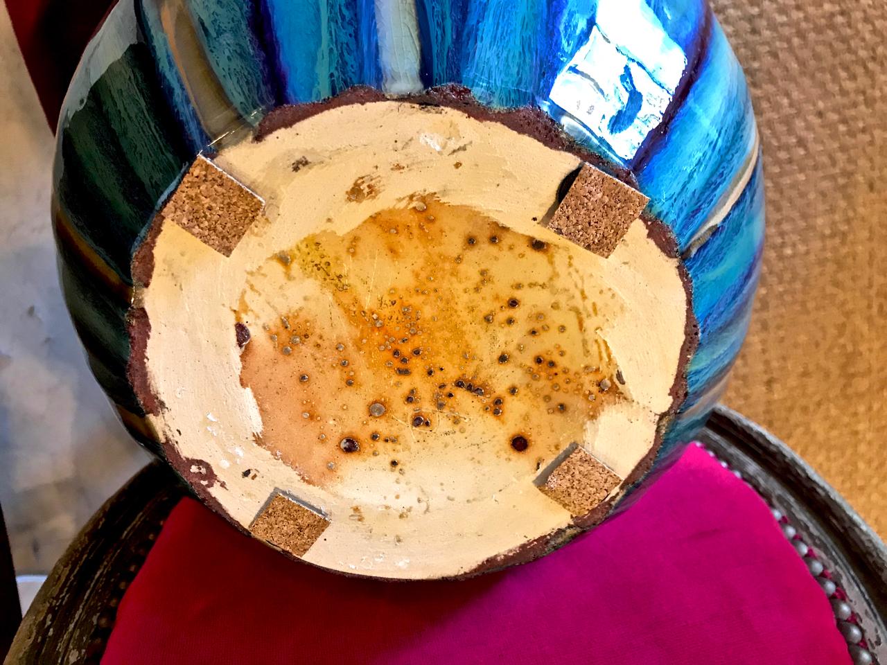 Smaltato Vaso in ceramica fine, 20° secolo in vendita