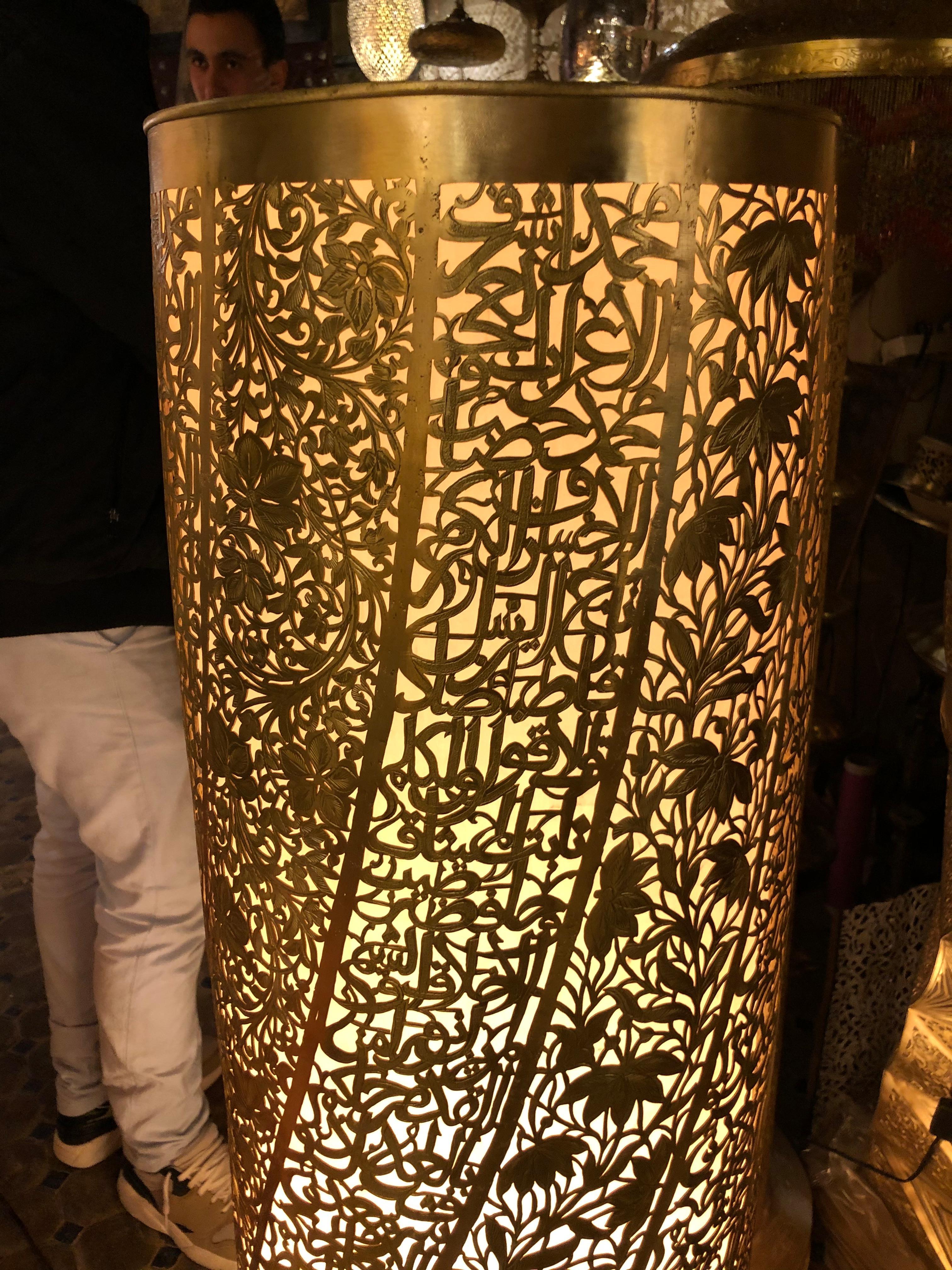 Hammered Fine Artisan Handcrafted Floor Lamp 