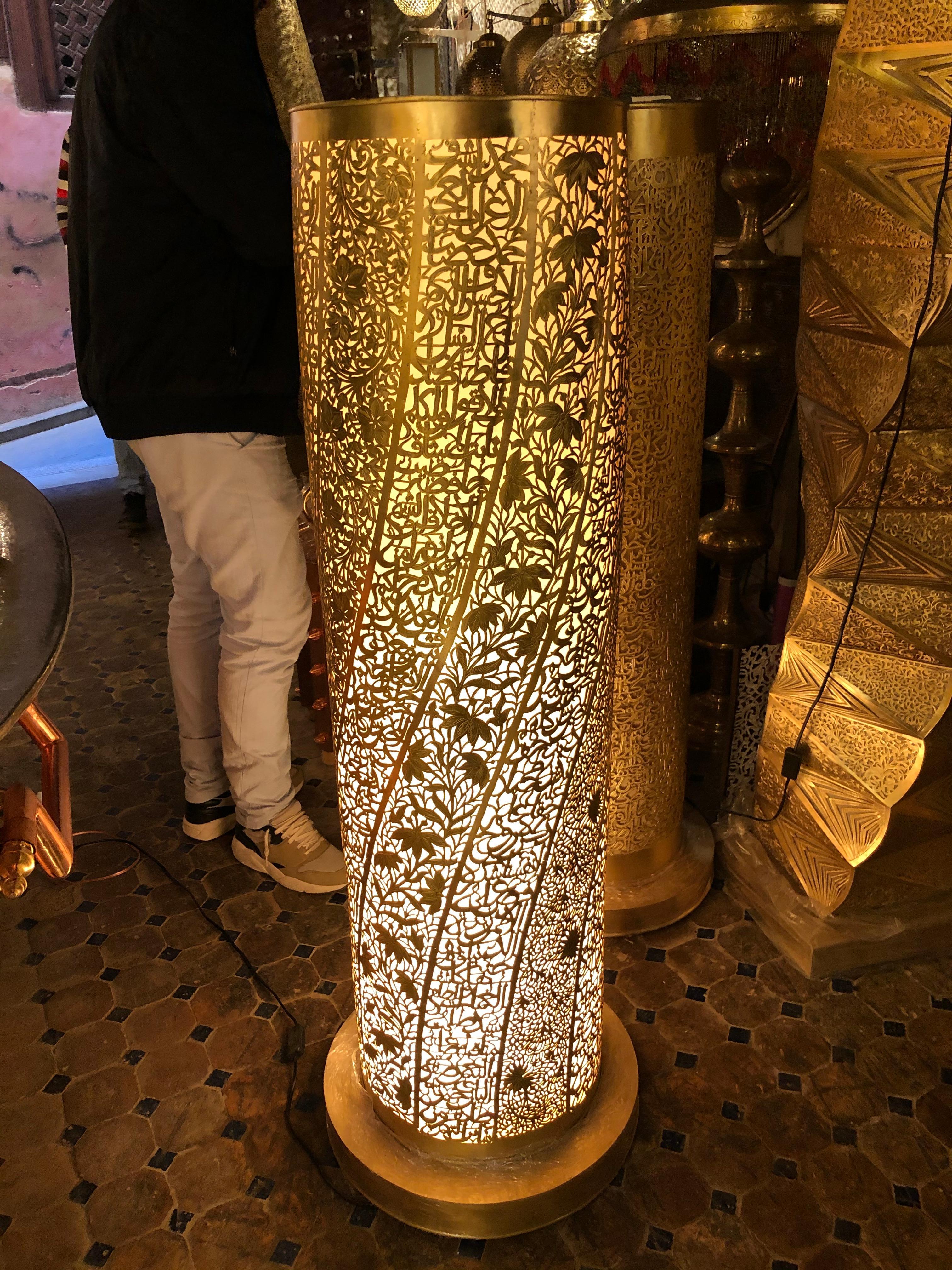 Copper Fine Artisan Handcrafted Floor Lamp 