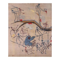 Fine Artist Gianni Lee X Rug & Kilim Modern Pictorial Custom Rug
