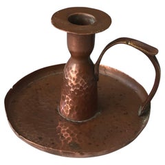 Fine Arts 
Crafts Copper Candle Stick Holder