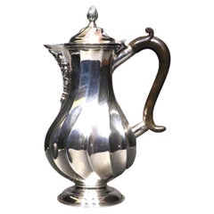 Pentola in argento per acqua calda e latte caldo, Londra 1897