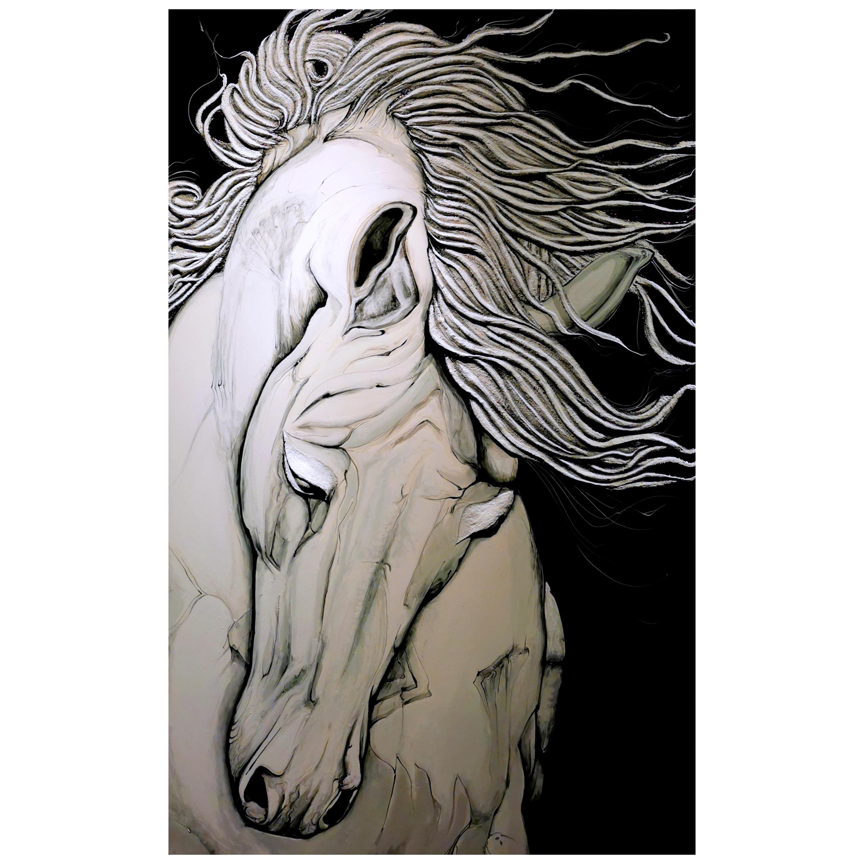 Fine Arts, The White Horse For Sale