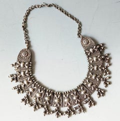 Fine Asian Ethnographic Silver Necklace India Jewellery Gifts