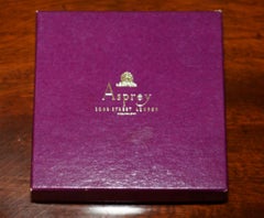 FiNE ASPREY LONDON 1931 FOWLER & POLGLAZESTERLING SILVER FOX PIN TRINKET TRAY