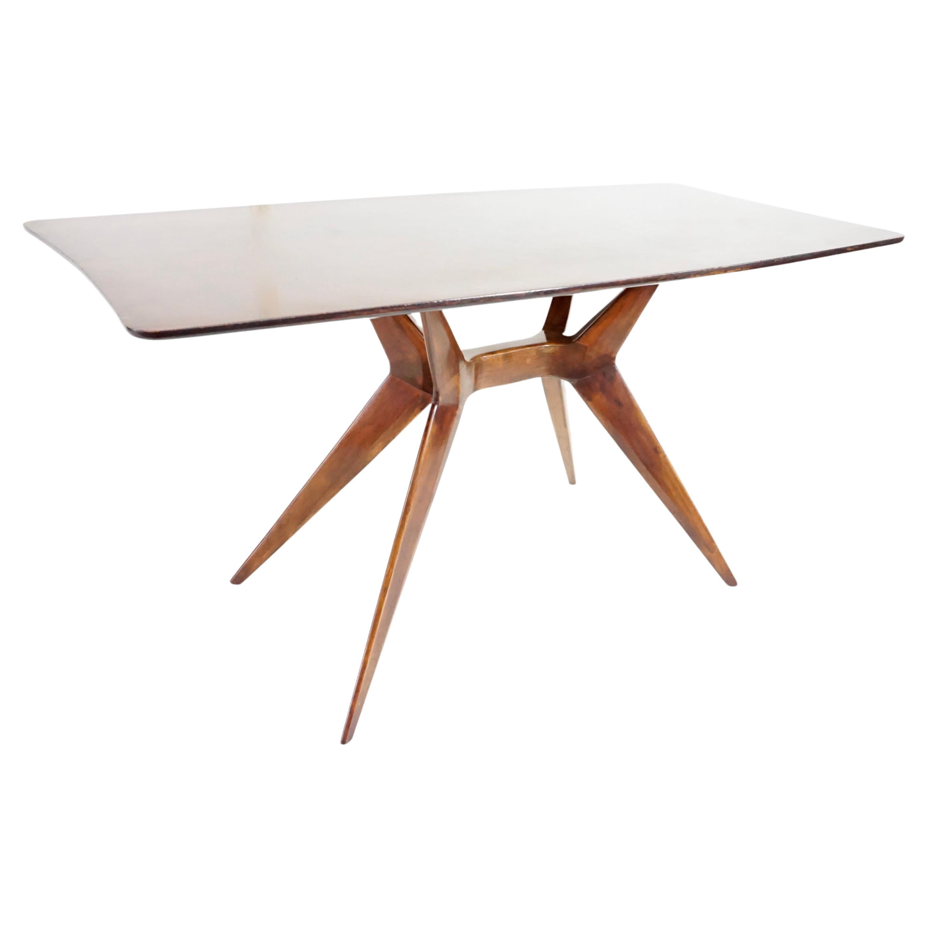 Fine Attr. Ico Parisi walnut dining or console table, 1950
