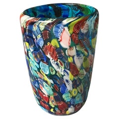 Fine Attractive Multi colour Murano vase Vintage Decorative Art