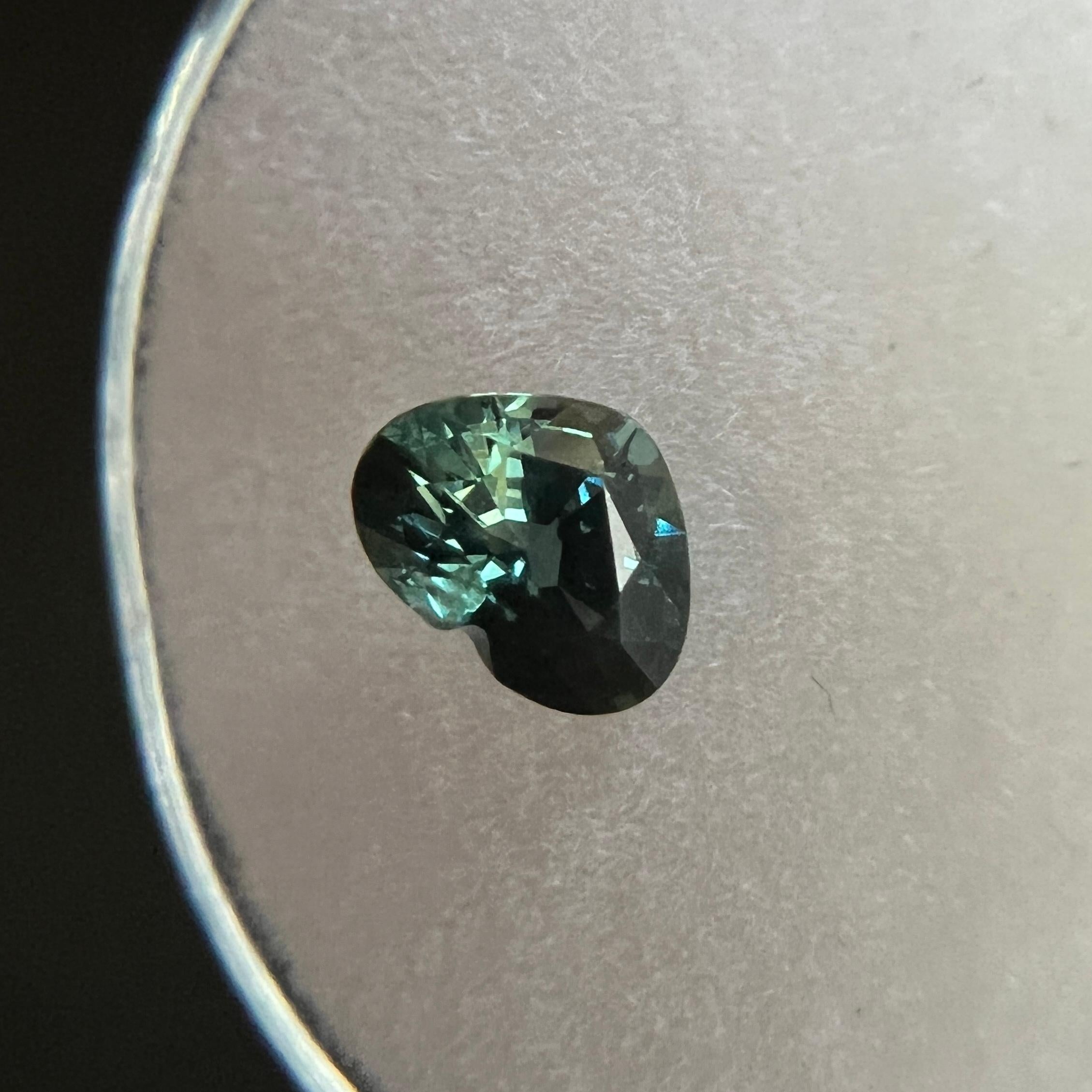 bi-colored sapphire from australia