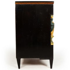 Black Lacquered Cabinet Sideboard