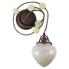 Fine Austrian Secessionist Lamp Attributed to Art Nouveau Designer Koloman Moser
