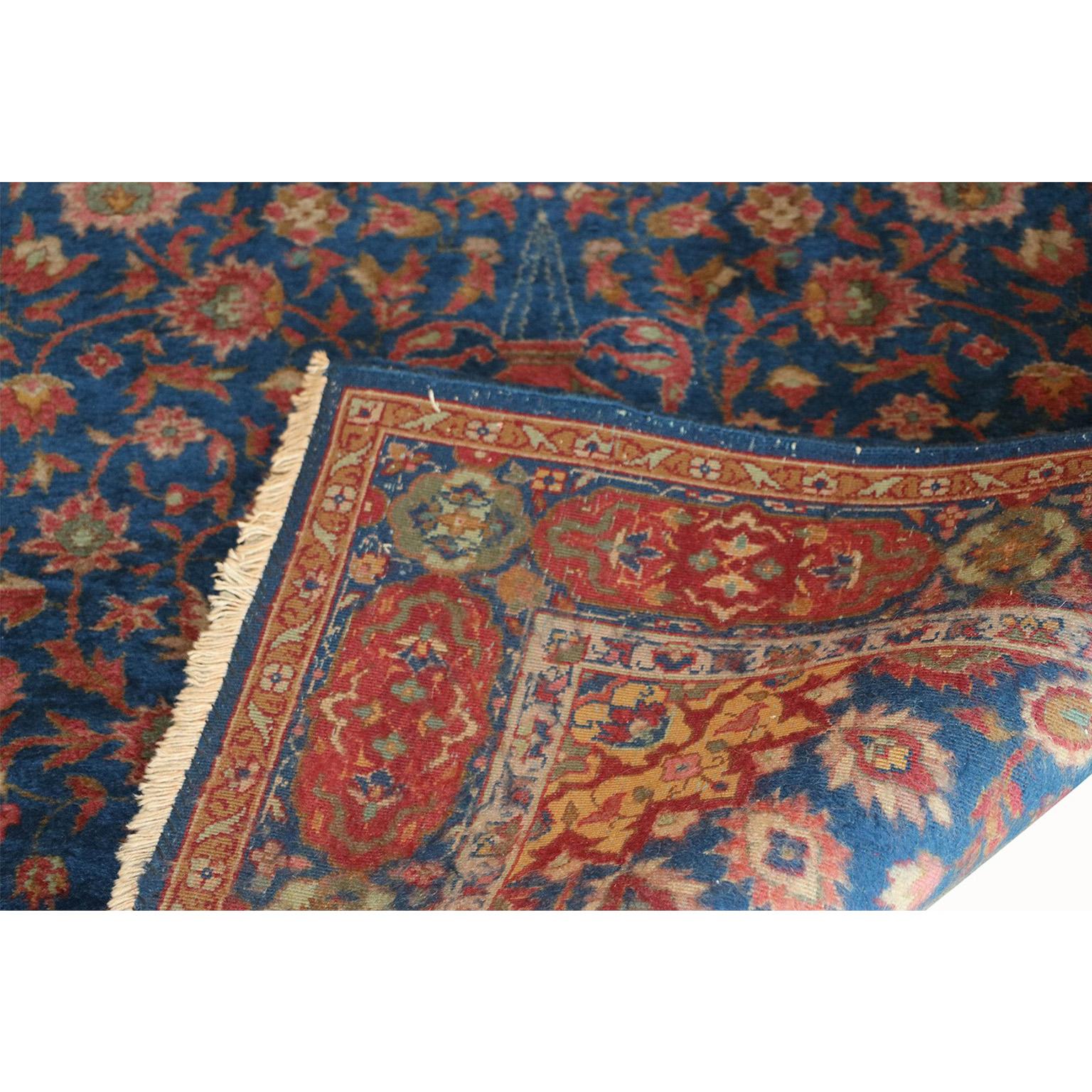 Fine Authentic Vintage Muud Rug, 20th Century In Good Condition For Sale In Baltimore, MD
