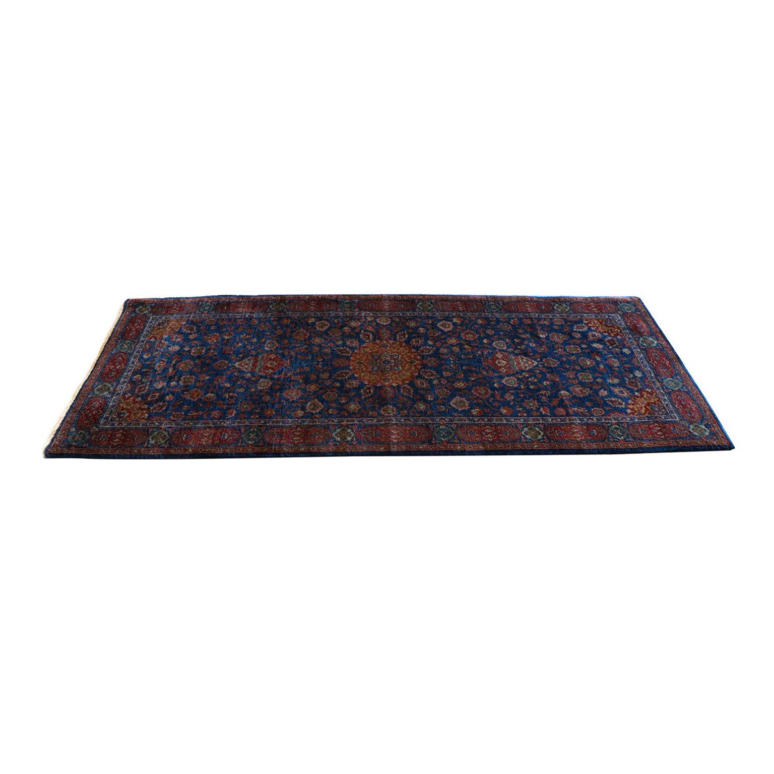 Early 20th Century Fine Authentic Vintage Muud Rug, 20th Century For Sale