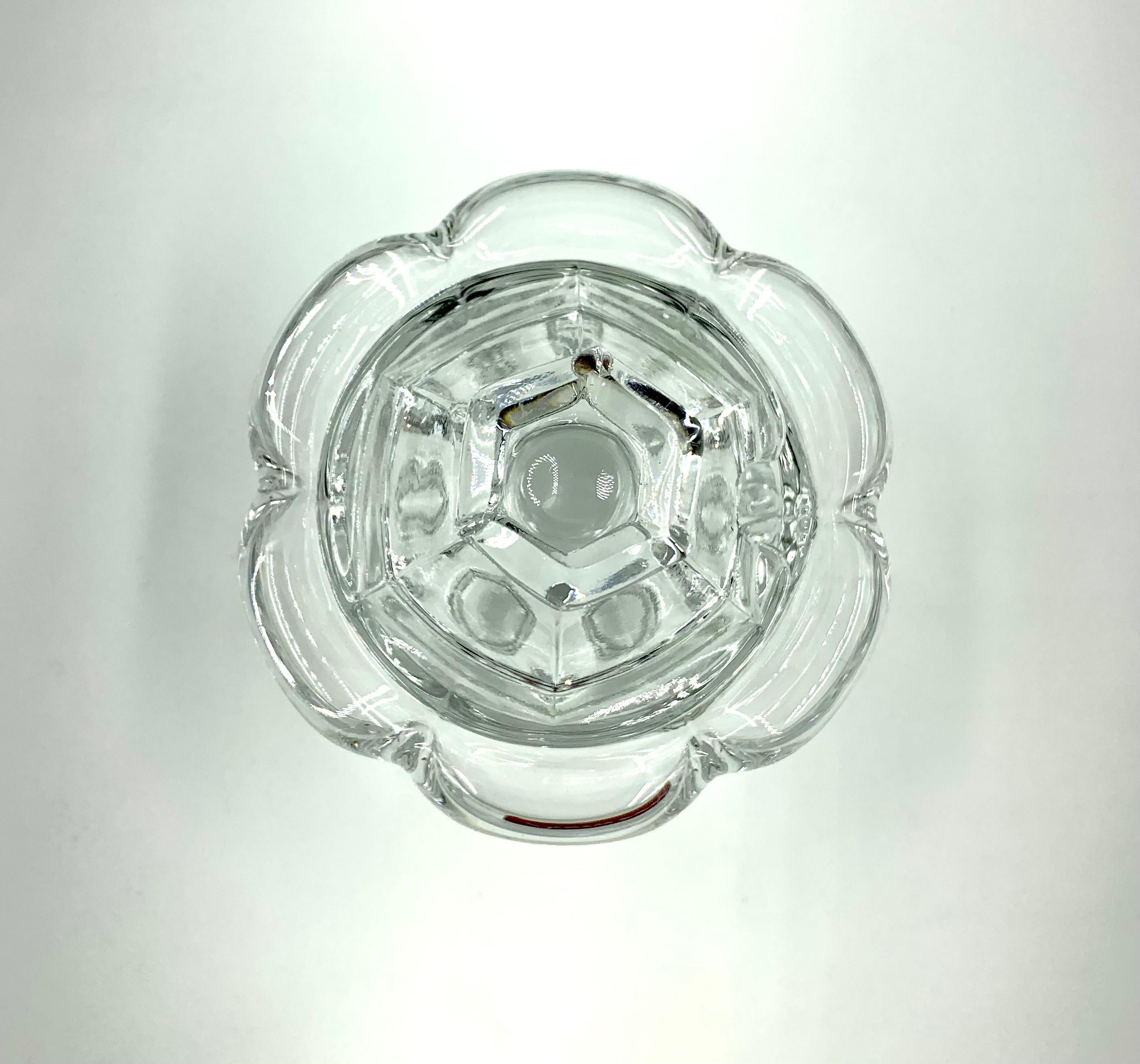 French Fine Baccarat Crystal Harcourt Serving Piece For Sale