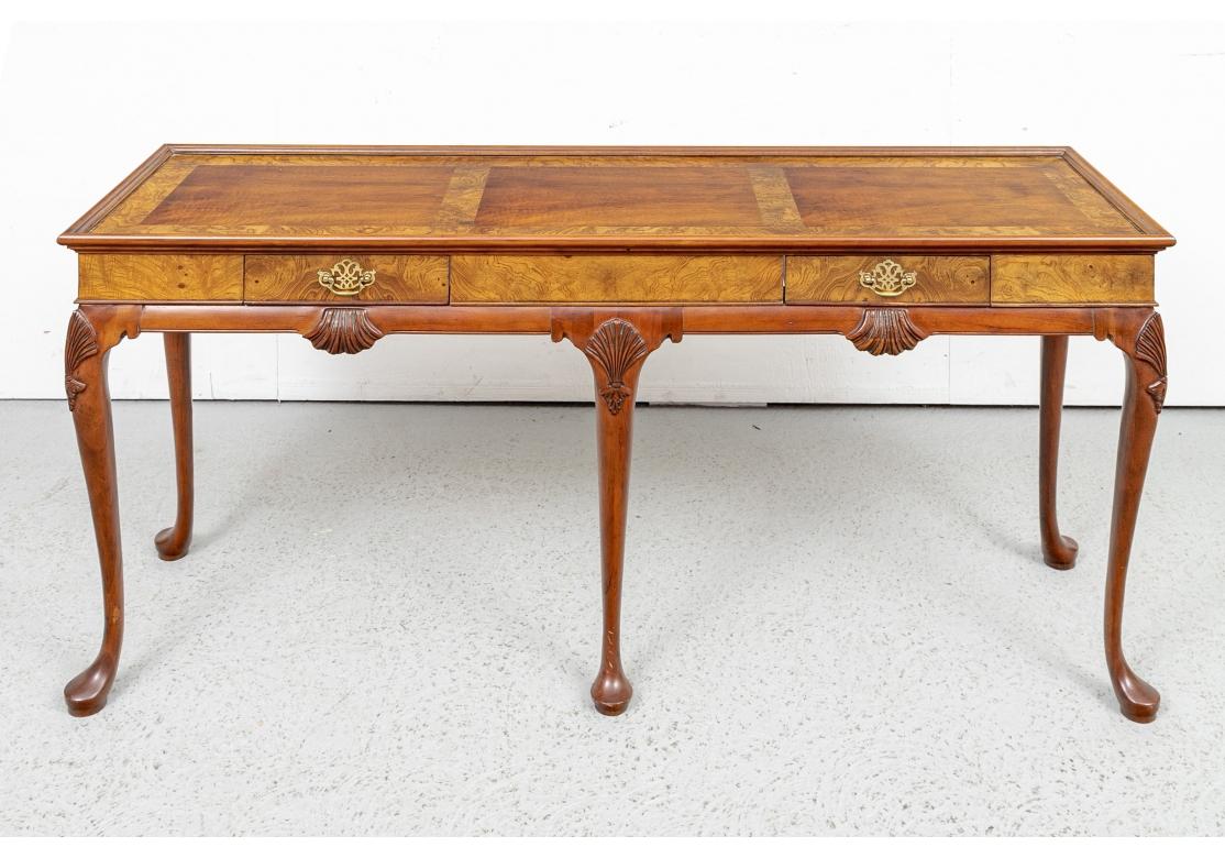 Fine Baker Mahogany And Figured Wood Console Table  For Sale 7