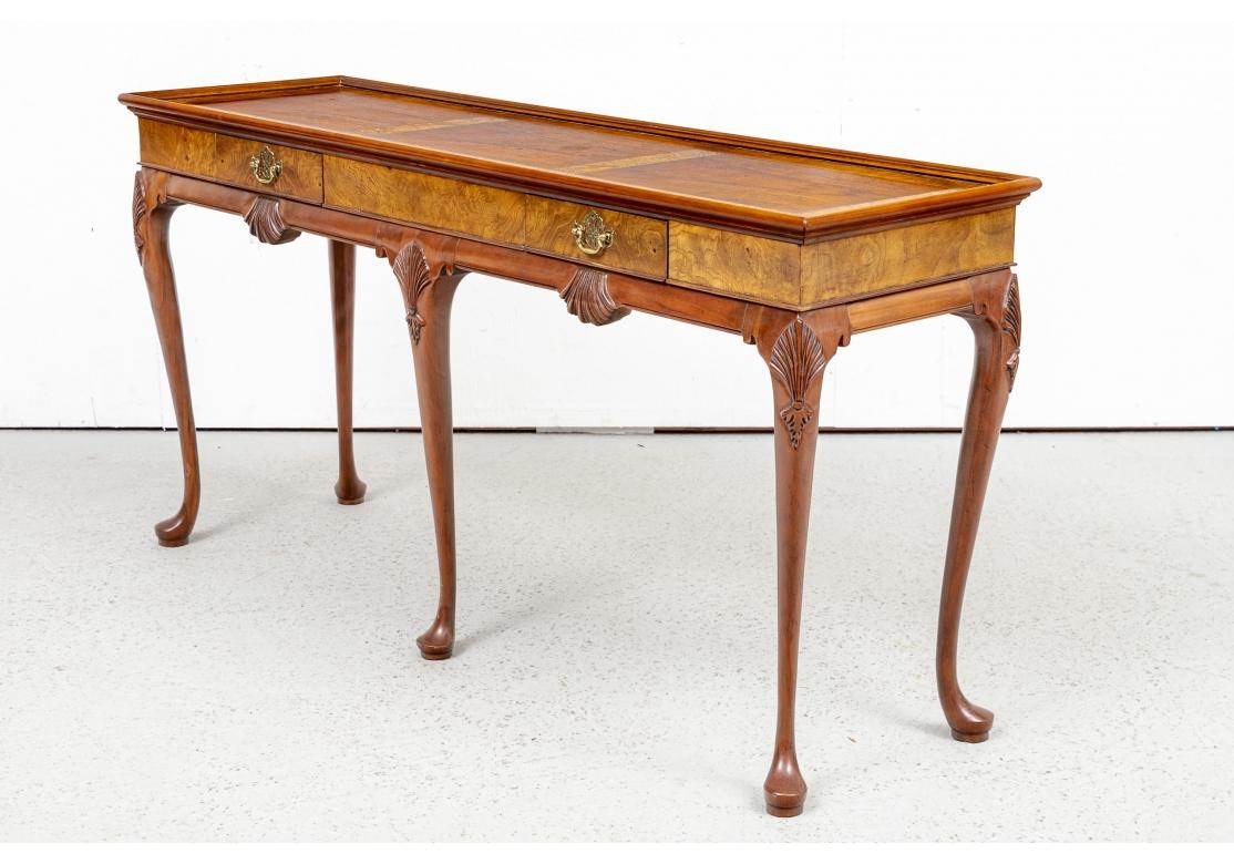 mahogany console table