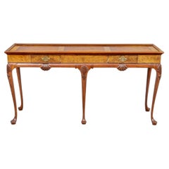 Used Fine Baker Mahogany And Figured Wood Console Table 