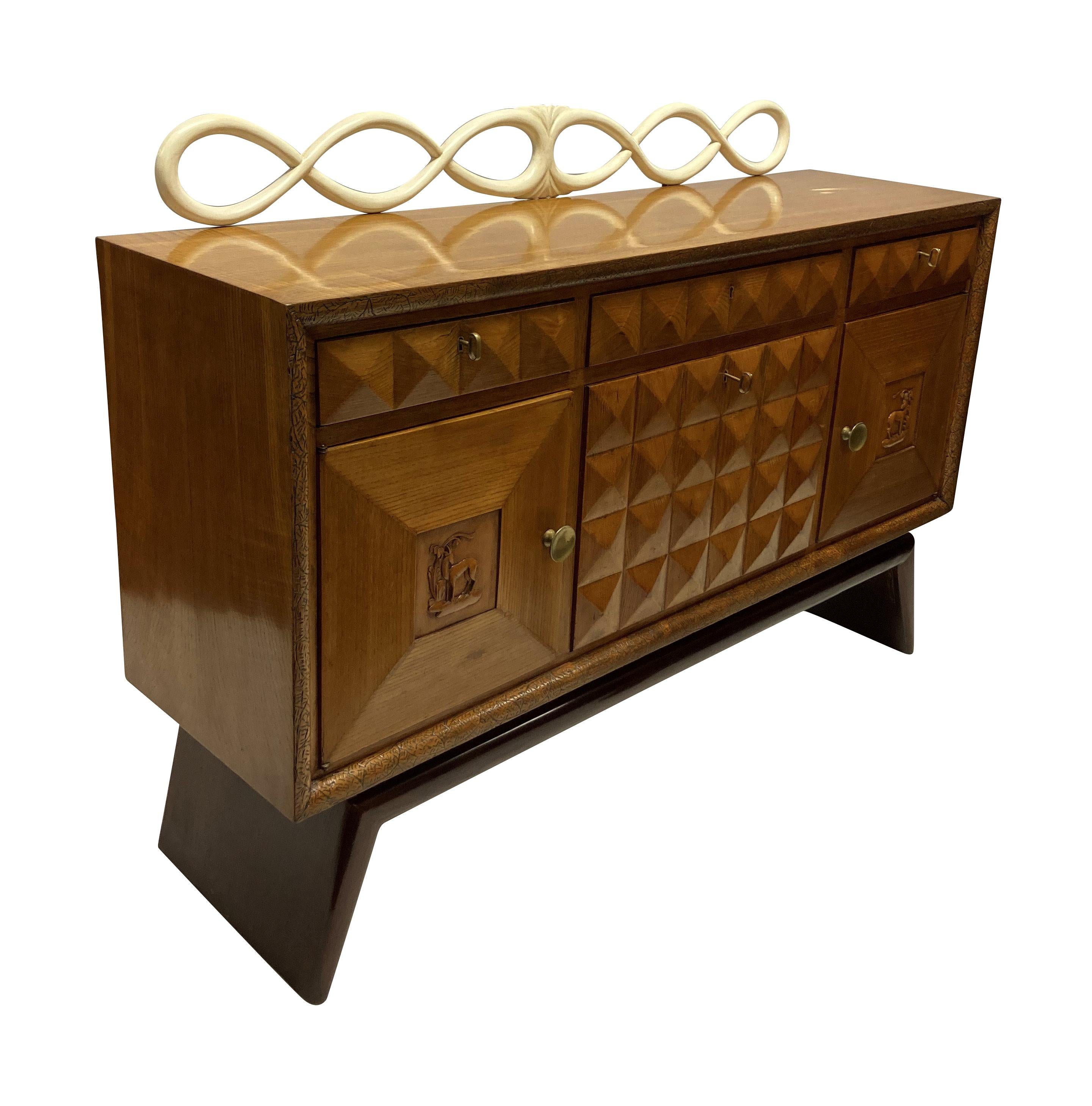 Mid-20th Century Fine Bar Credenza by Pier Luigi Colli