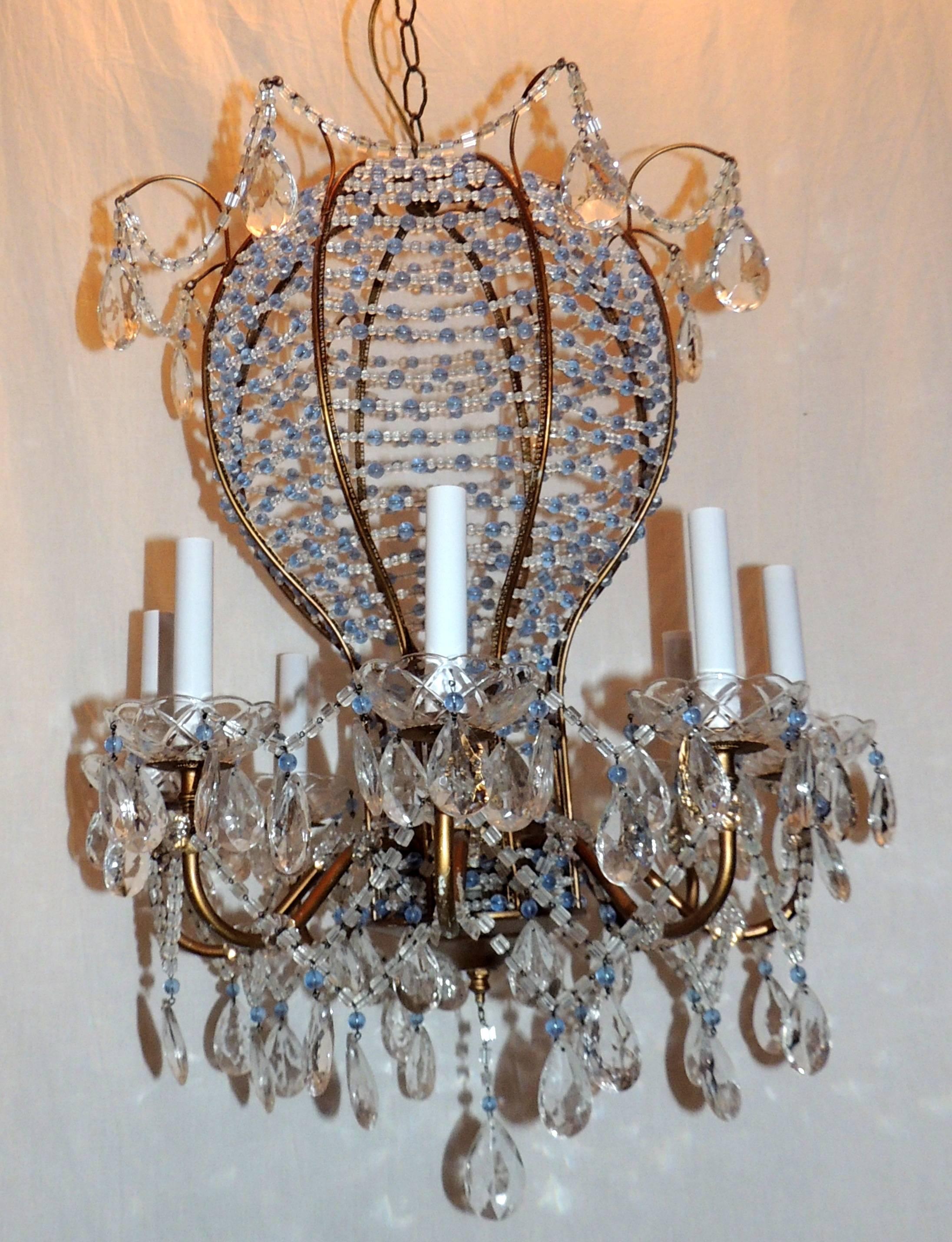 baby blue chandelier