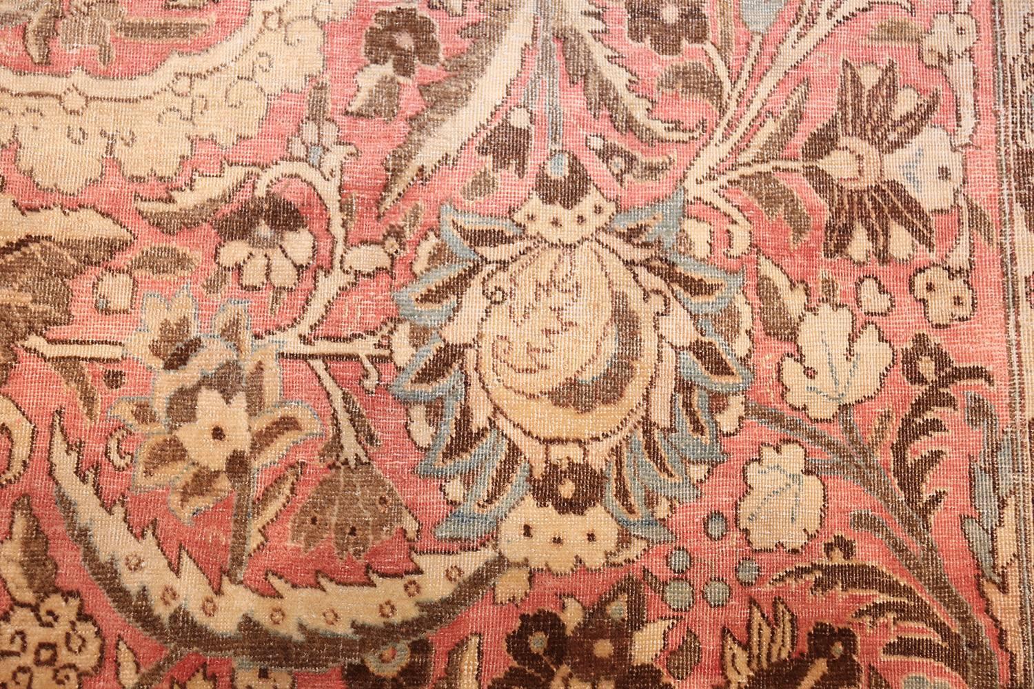 Hand-Knotted Antique Palace Size Persian Tabriz Carpet. 18 ft x 25 ft For Sale