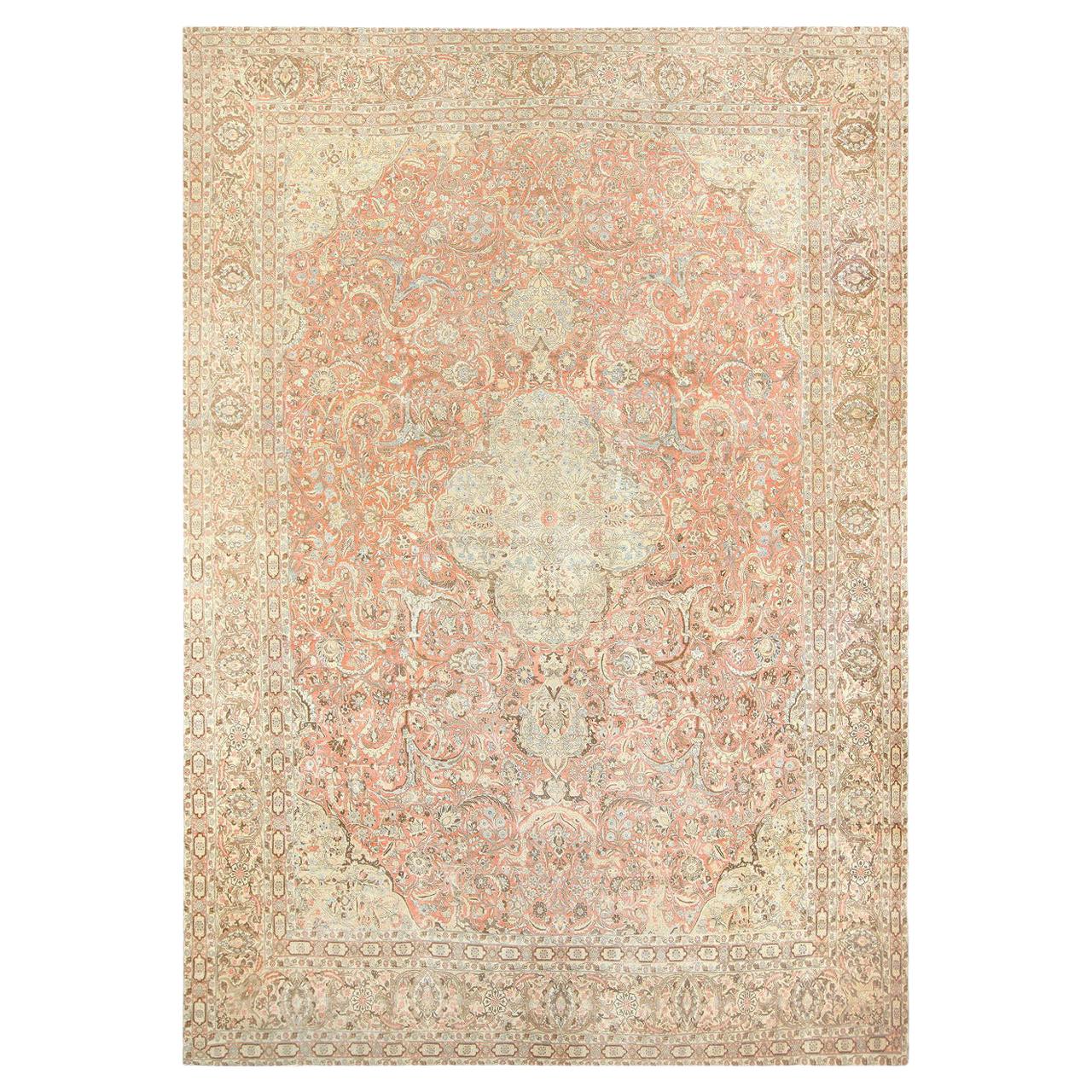 Antique Palace Size Persian Tabriz Carpet. 18 ft x 25 ft For Sale