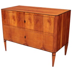 Fine Biedermeier Two-Drawer Commode