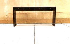 Fine Black Lacquer Console Table