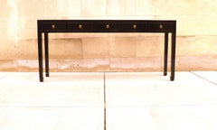 Fine Black Lacquer Console Table
