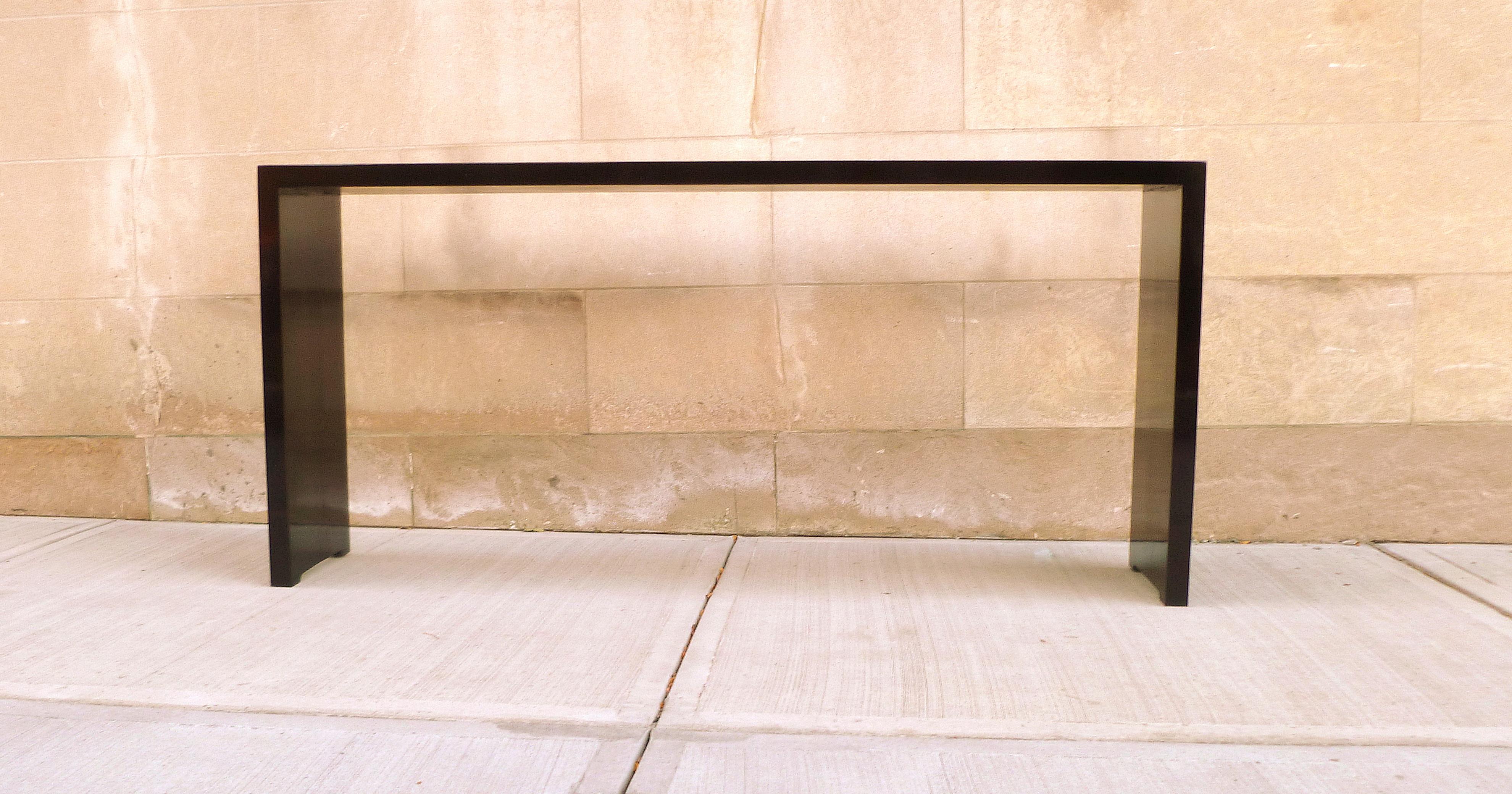 Ming Fine Black Lacquer Console Table