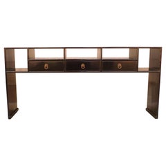 Fine Black Lacquer Console Table