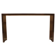 Fine Black Lacquer Console Table